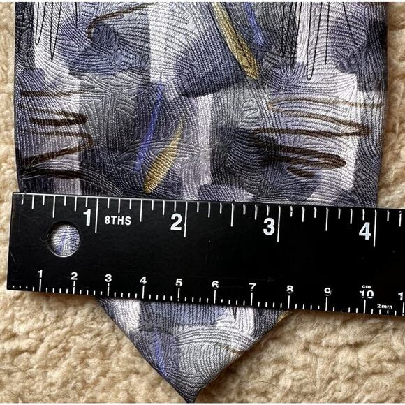 Vtg Jerry Garcia Men's Neck Silk Tie Chicken And Cat Purple Retro 90’s Ltd Ed 41 - Picture 7 of 10